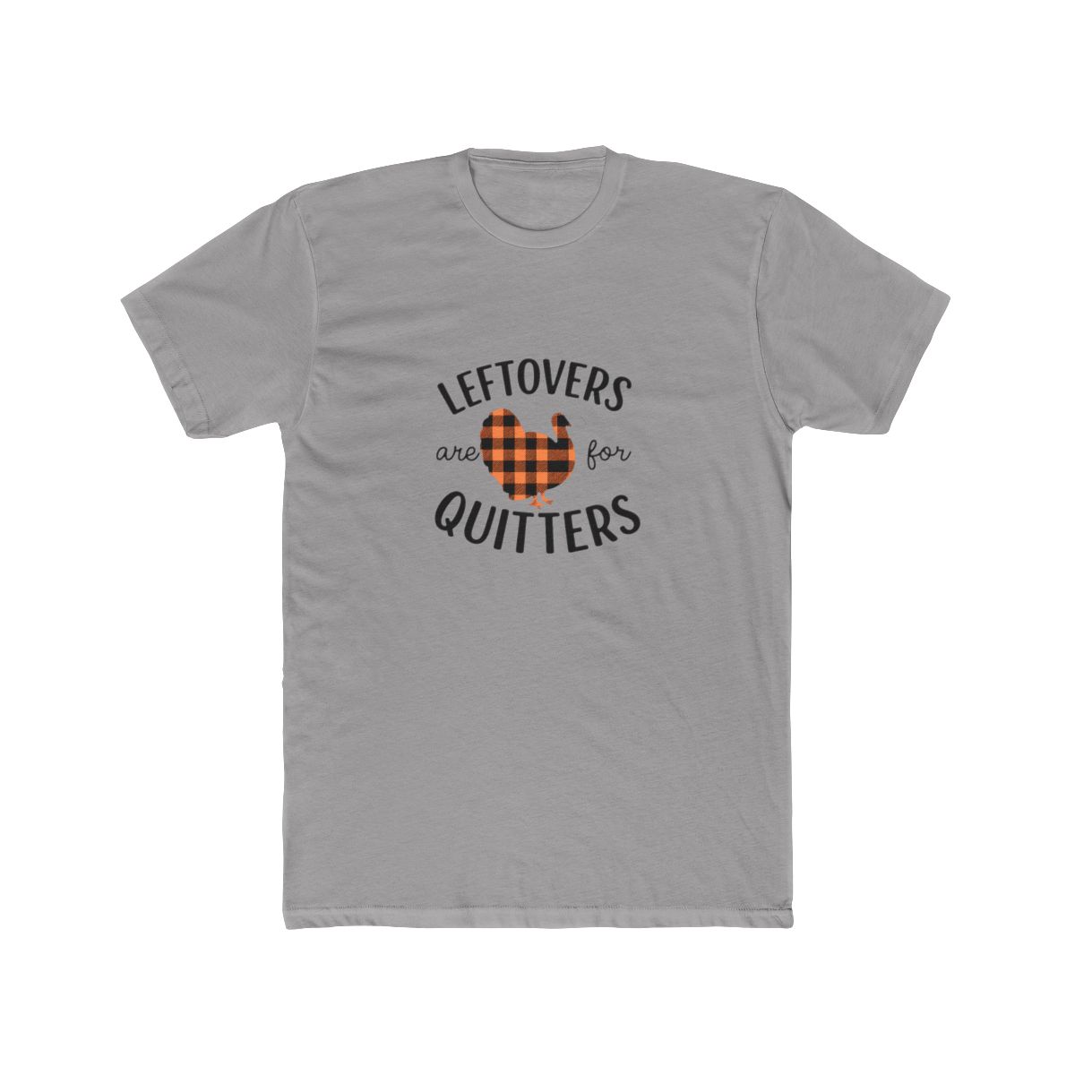 Leftovers Are for Quitters Plaid Turkey Thanksgiving T Shirt - Official t-shirts merchandise