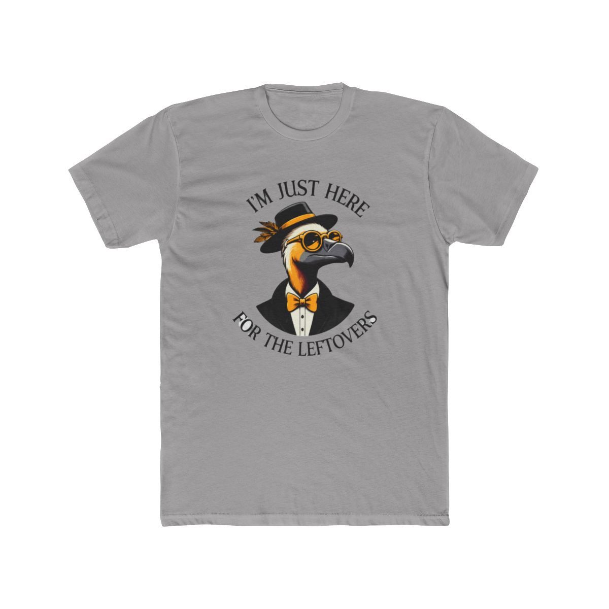 I'm just here for the leftovers. White Text T Shirt - Official t-shirts merchandise
